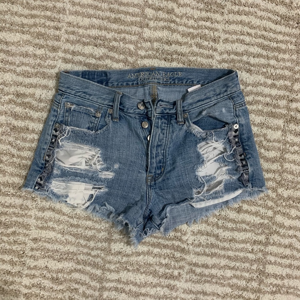 American Eagle Vintage Hi-Rise Festival Shorts